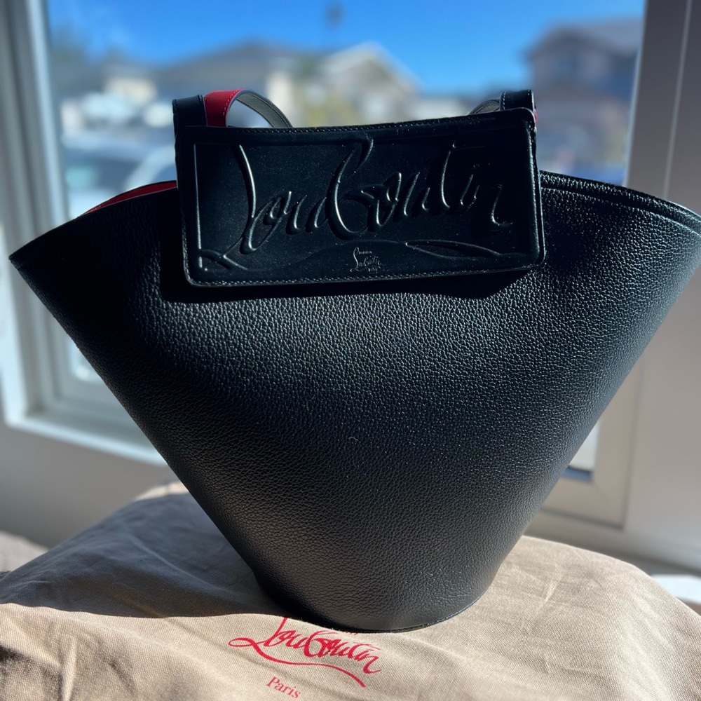Brand New Black Louboutin bucket bag
